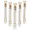 Gold & Clear Heart Bubble Wands by Celebrate It™ 100ct.